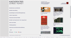 Desktop Screenshot of junge-kunst-trier.de